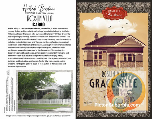 Roslin Villa: Graceville Greeting card Pack / Set of 5 - greeting Card