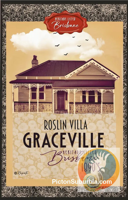 Roslin Villa: Graceville Greeting card Pack / Set of 5 - greeting Card