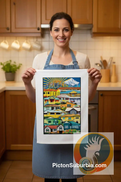 Salisbury Suburb - Tea Towel - Tea Towel