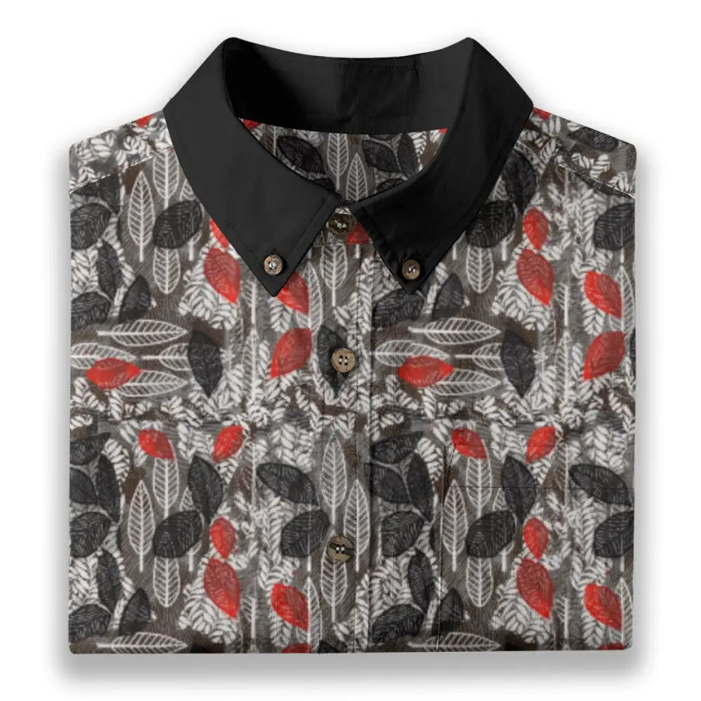 All-Over Print Men’s Breathable Shirt|140GSM Slub Cotton