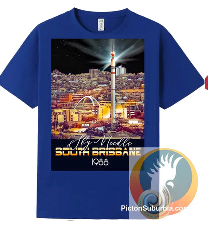 Sky Needle: South Brisbane - Tee - White / S - T-shirt