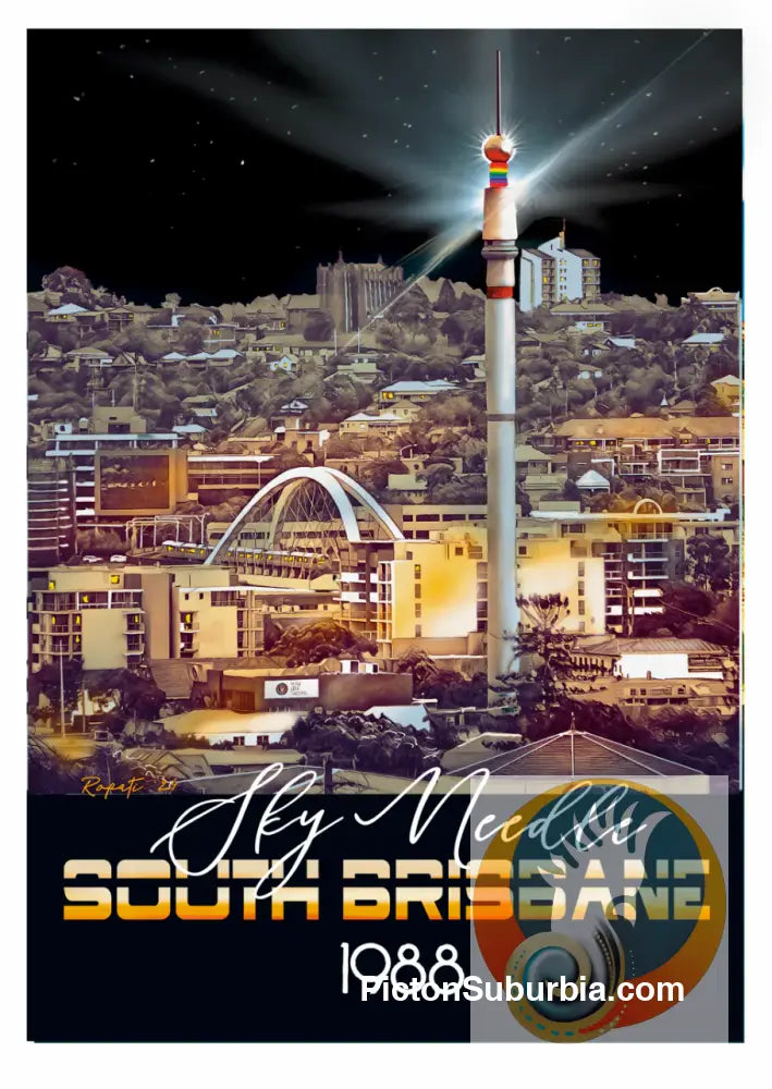 South Brisbane: Sky Needle Postcard Pack / Set of 5 / A6 or A5 / A6 Standard - Physical good