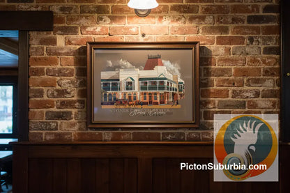 Stones Corner Hotel 1888 Art Print - Physical good