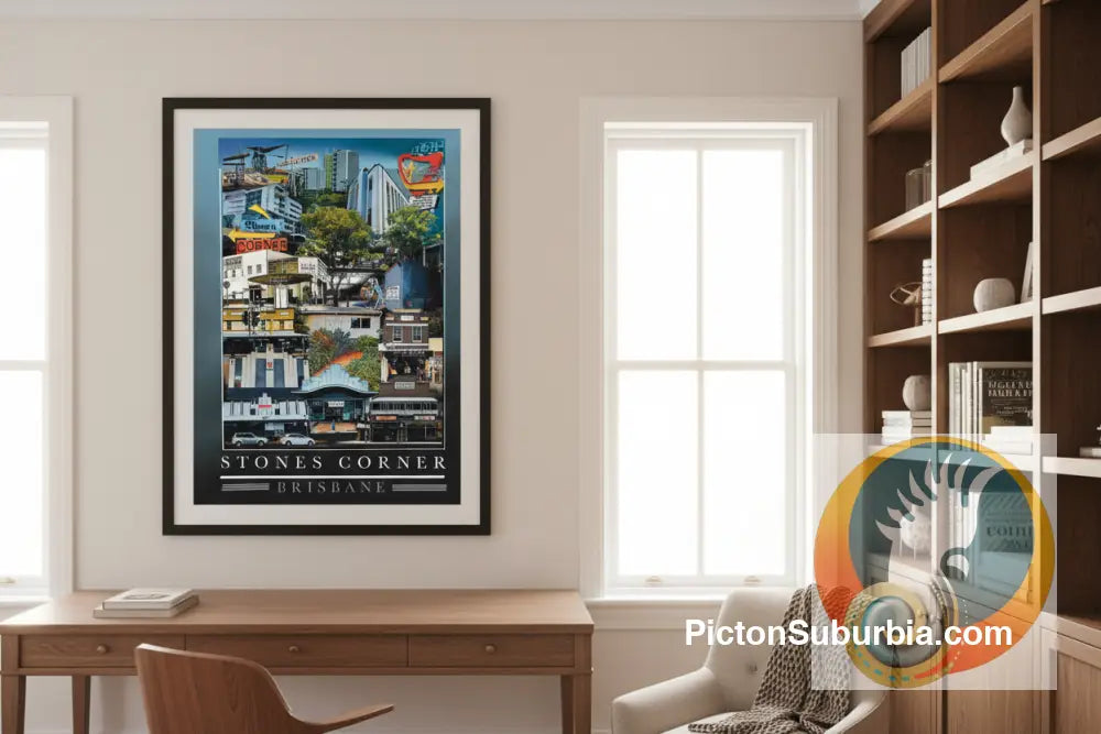 Stones Corner: Art Print