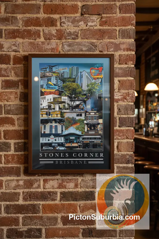 Stones Corner: Art Print