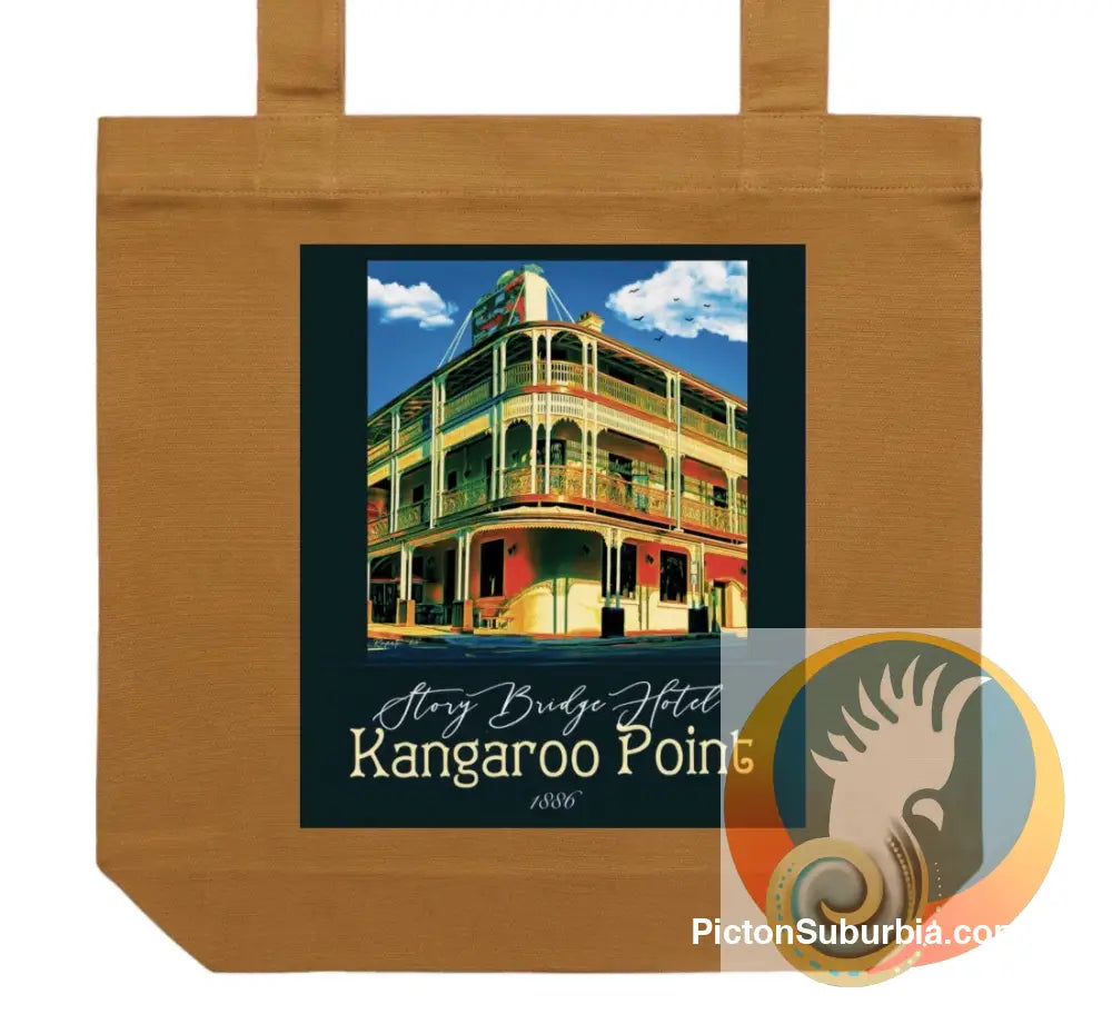 Story Bridge Hotel Tote - Camel - ToteBag