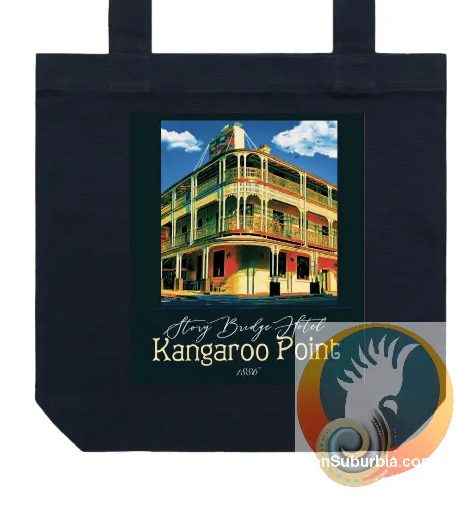 Story Bridge Hotel Tote - Navy - ToteBag
