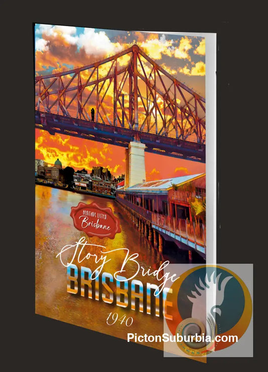 Story Bridge: Kangaroo Point - Greeting Card Pack / Set of 5 - Physical good