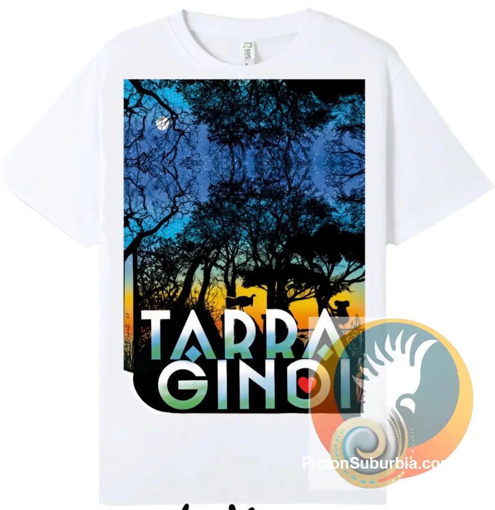 Tarragindi: Dusk Tee - S / White