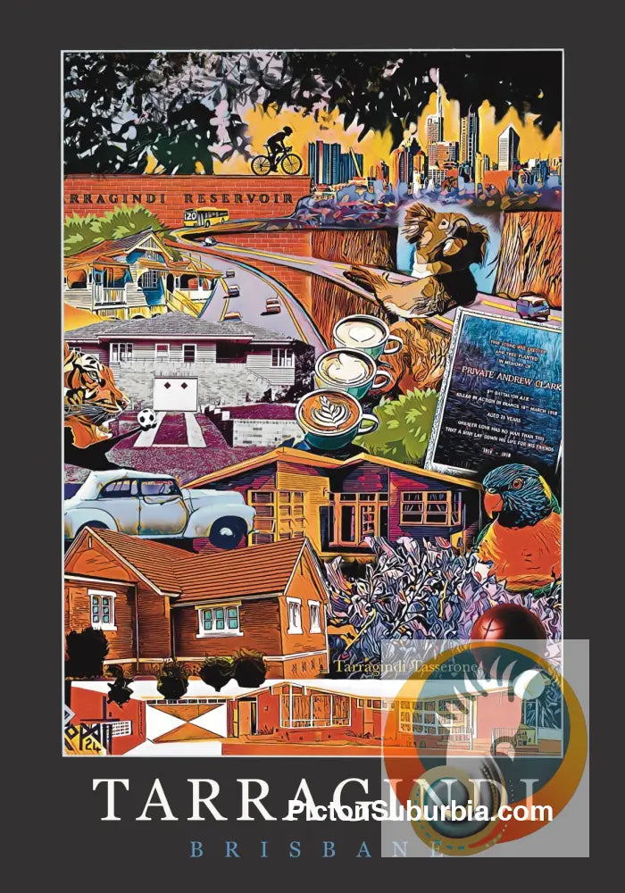 Tarragindi: Suburb Art Print - Physical good
