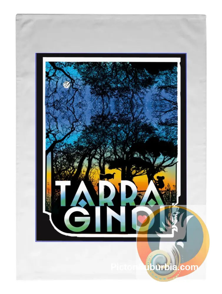 Tarragindi Suburb “Dusk” Tea Towel - Tea Towel