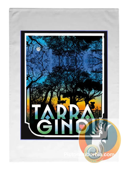 Tarragindi Suburb “Dusk” Tea Towel - Tea Towel
