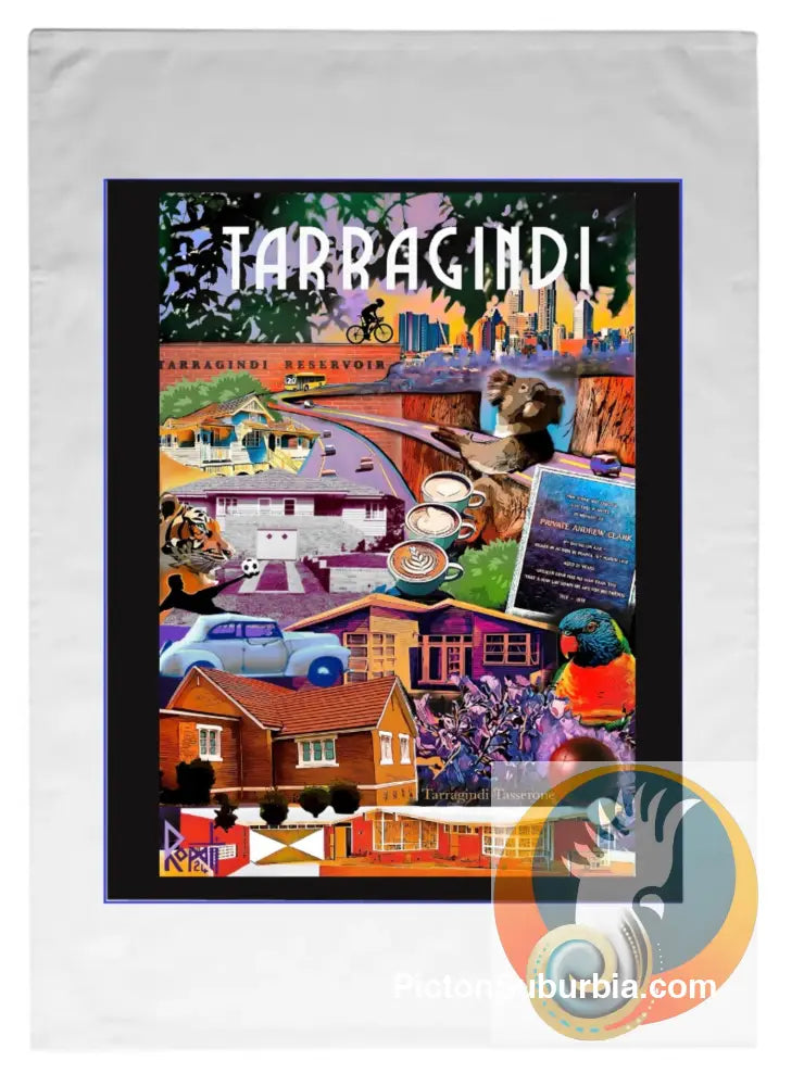 Tarragindi Suburb - Tea Towel - Tea Towel