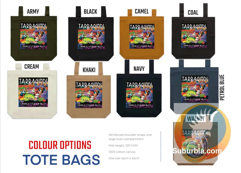 Tarragindi Suburb Tote - Navy - ToteBag