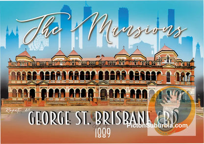 The Mansions - Postcard: (A6 Standard or A5 Larger Card / Set of 5) - A6 Standard - Postcard