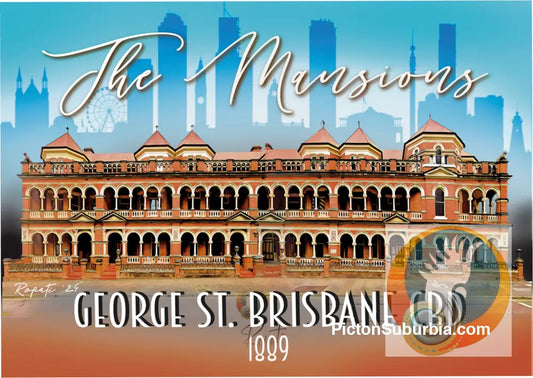 The Mansions - Postcard: (A6 Standard or A5 Larger Card / Set of 5) - A6 Standard - Postcard