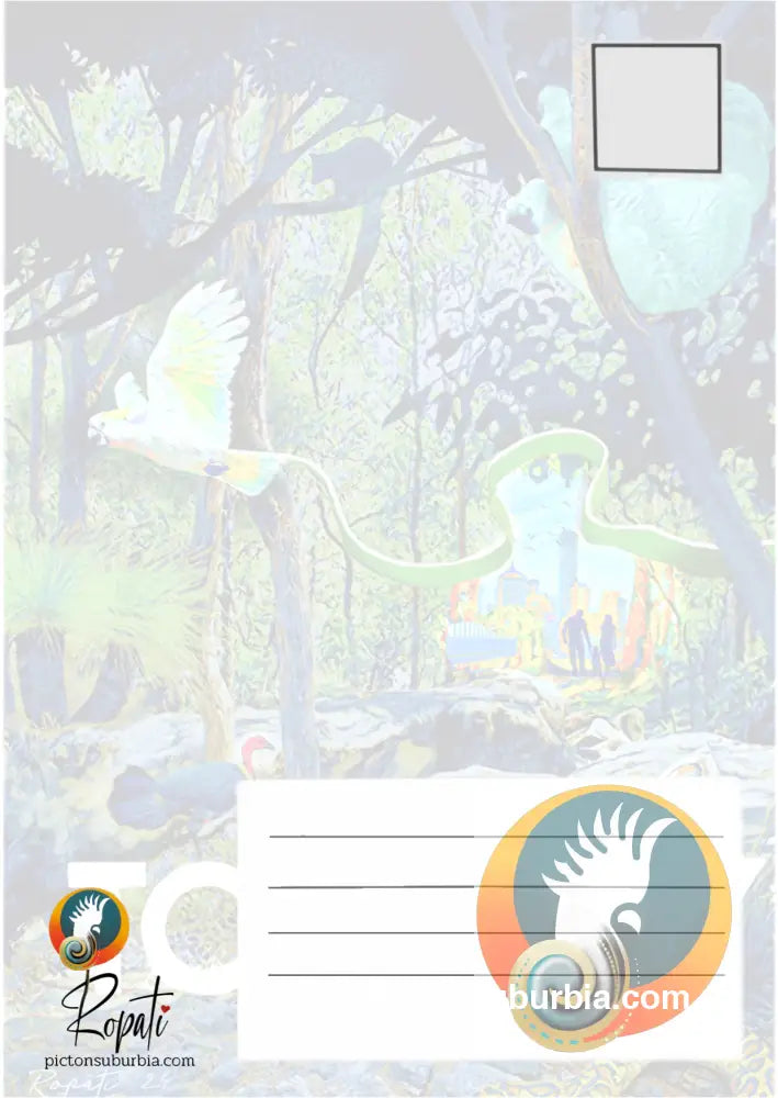 Toohey Forest Postcard / Set of 5/ A6 or A5 / Postcard