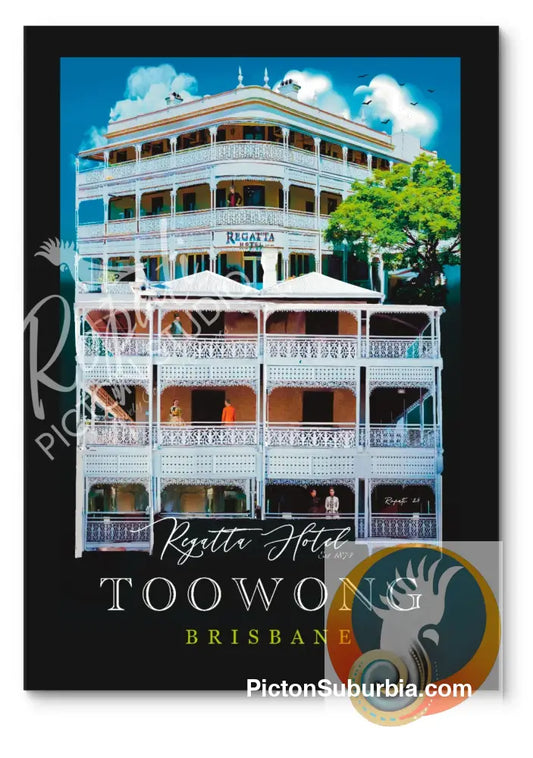Toowong: Regatta Hotel: Postcard Pack / Set of 5 / A6 or A5 / A6 Standard - Physical good