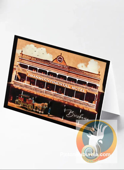 Brisbane CBD: Transcontinental Hotel - Greeting card Pack / Set of 5 - Physical good
