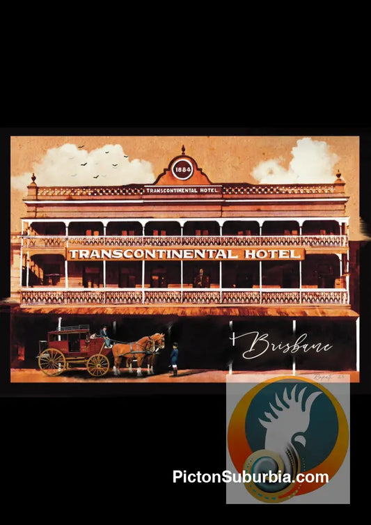Transcontinental Hotel: Brisbane CBD - Greeting card Pack / Set of 5 - Physical good