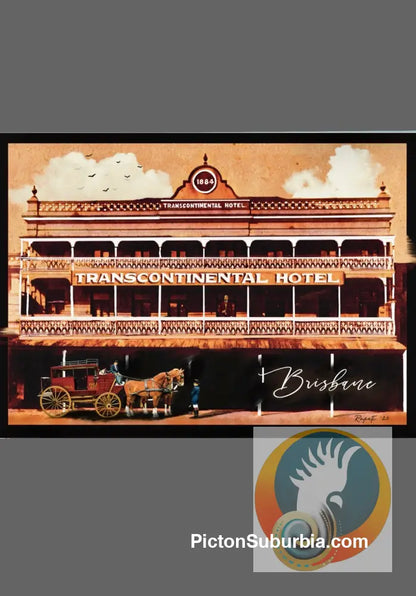 Brisbane CBD: Transcontinental Hotel Postcard Pack / Set of 5 - Physical good