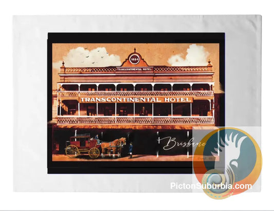 Transcontinental Hotel: Brisbane -Tea Towel - Physical good