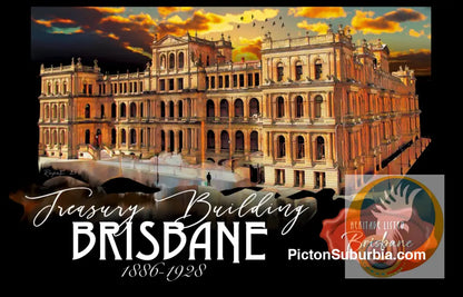 Treasury Building: Brisbane CBD: - Greeting card Pack / Set of 5 - greeting Card