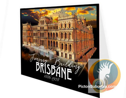 Treasury Buildingl: Brisbane CBD: - Greeting card Pack / Set of 5 - greeting Card