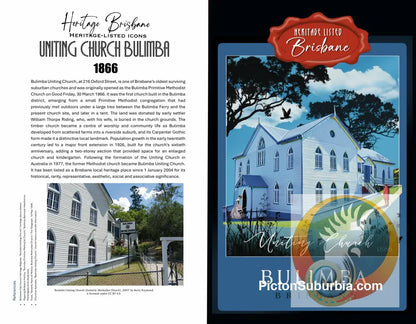 Uniting Church Bulimba 1866 - Greeting Card Pack / Set of 5 - greeting Card