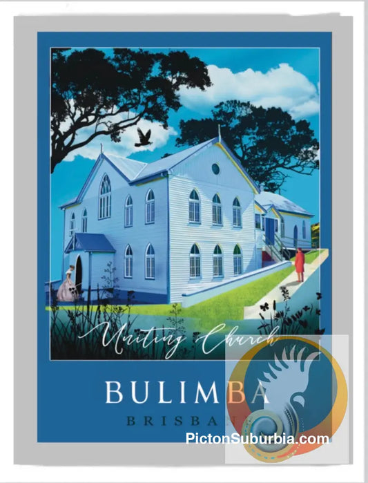 Bulimba: Uniting Church 1866 Tea Towel - Tea Towel