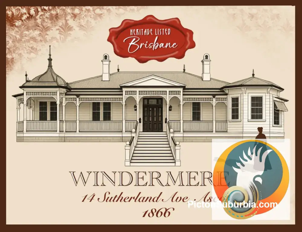 Windermere: Ascot Heritage Listed - Art Print - A3 / Cropped - Art Print