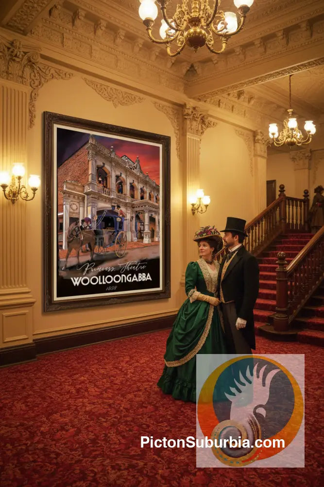 Woolloongabba: Princess Theatre 1885 Art print - Art Print