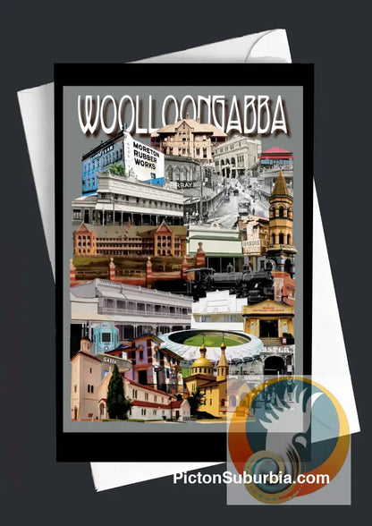 Woolloongabba Suburb - Greeting card Pack / Set of 5 - greeting Card