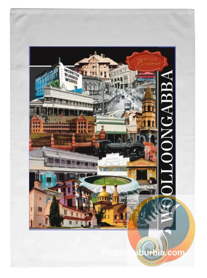 Woolloongabba: Suburban Tea Towel