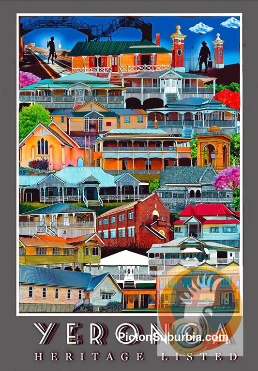 Yeronga: Heritage Listed Postcard Pack / Set of 5 / A6 or A5 / Physical good