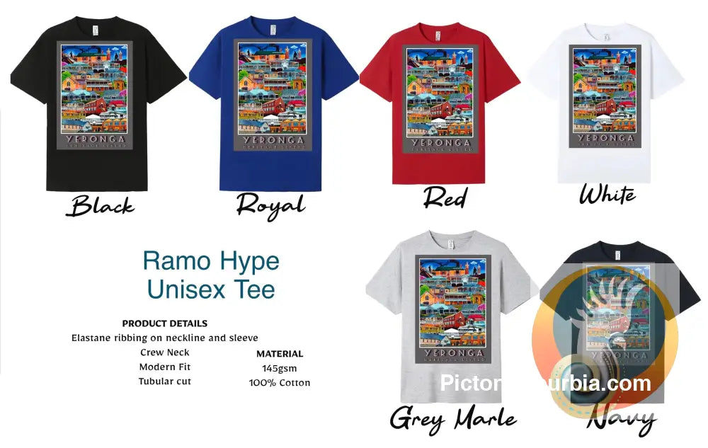 Yeronga Suburban: Tee - White / S - T-shirt